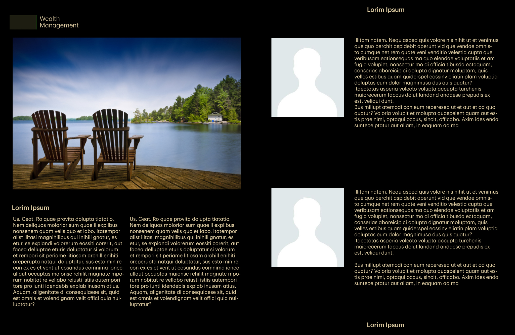 TD wealth management layout exploration 1